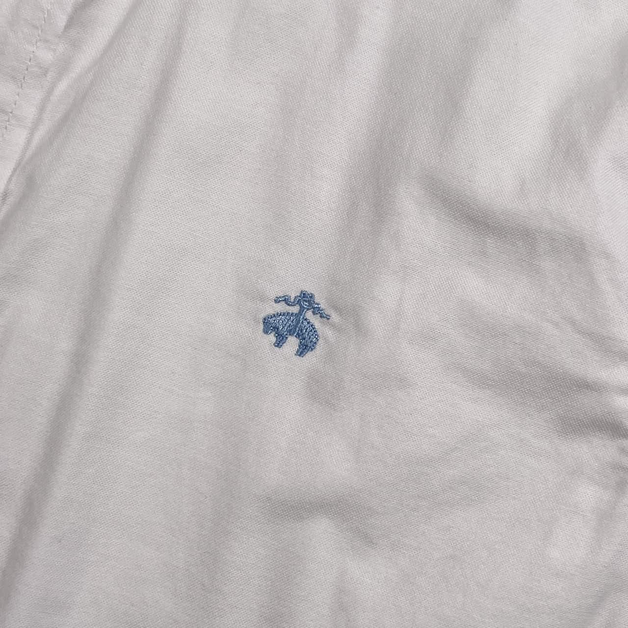 Brooks Brothers ブルックスブラザーズ REGENT FIT ノンアイロン オックスフォード BD ボタンダウン 長袖シャツ サイズ M/ホワイト系 メンズ