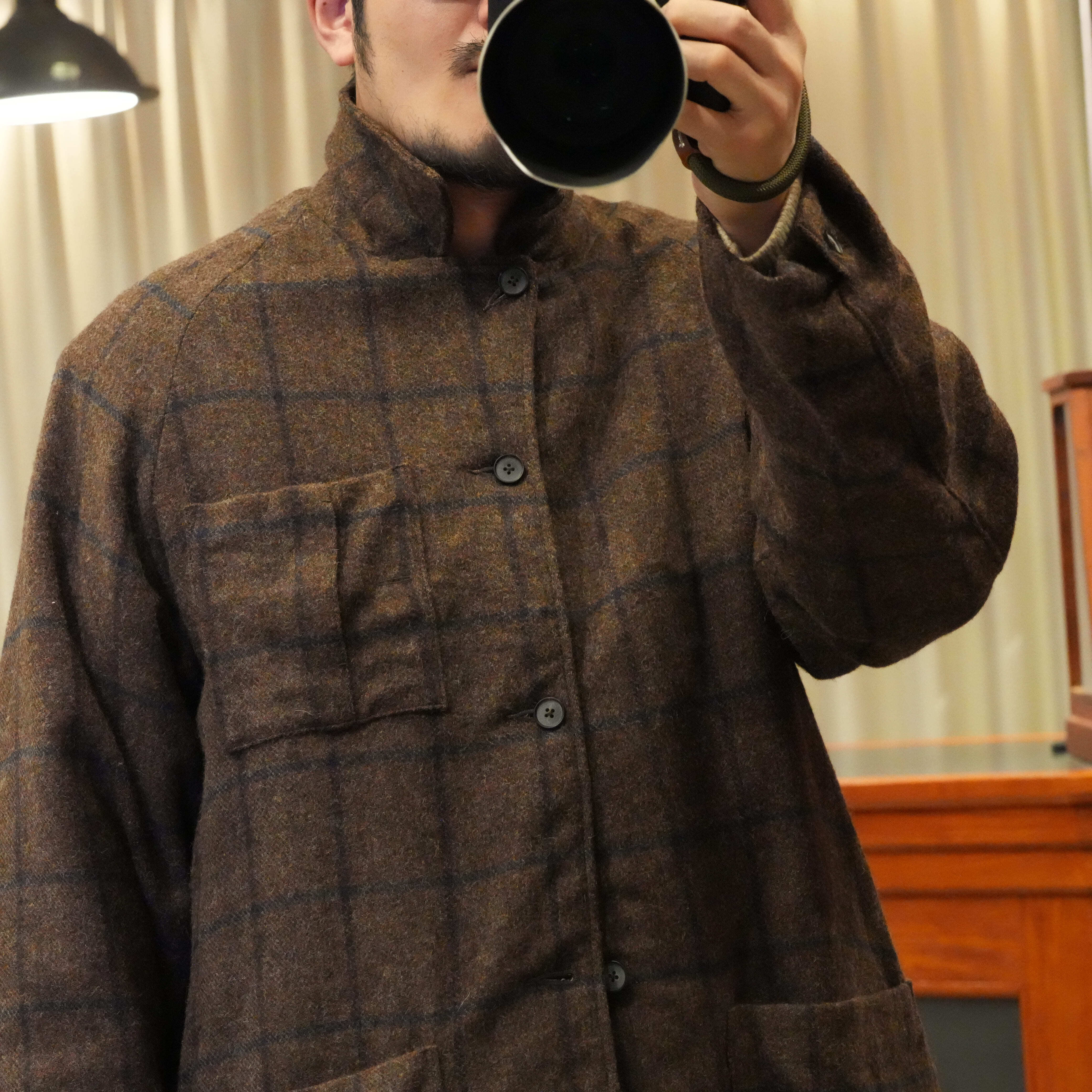 マーティーアンドサンズ 美品 24AW チェック 長袖シャツ マーティーアンドサンズ 美品 24AW チェック 長袖シャツ 2