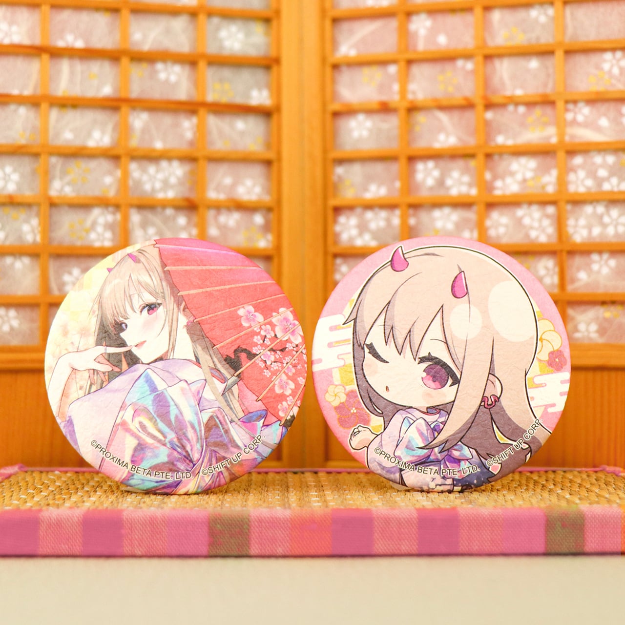 NIKKE トレーディング缶バッジ A BOX（NIKKE in 京都 はんなりスタンプ