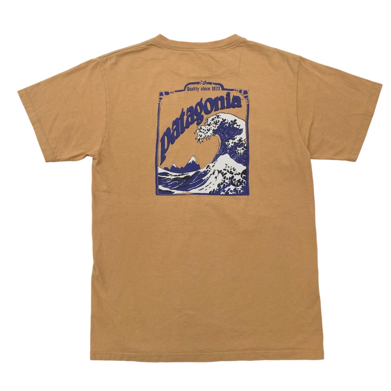 USA製 パタゴニア Beneficial T's XL 刺繍ロゴ patagonia | パタゴニア 半袖Tシャツ Beneficial T's 波 北斎 USA製