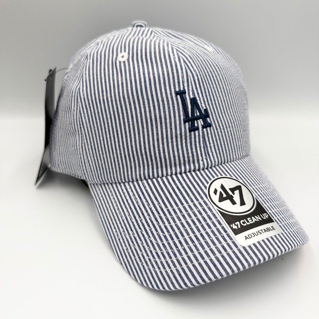 '47 CLEAN UP / クリーン ナップ ロサンゼルス･ドジャース  / Los Angeles Dodgers シアサッカー Navy
