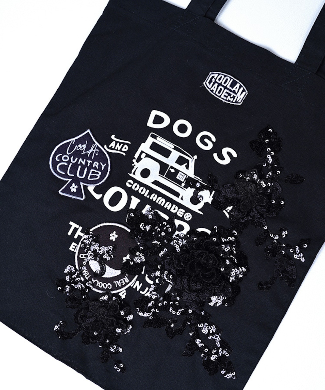 【直営限定ITEM】TYPE-A COOLA レース×パッチトートバッグ (IVORY) CQ-49512H