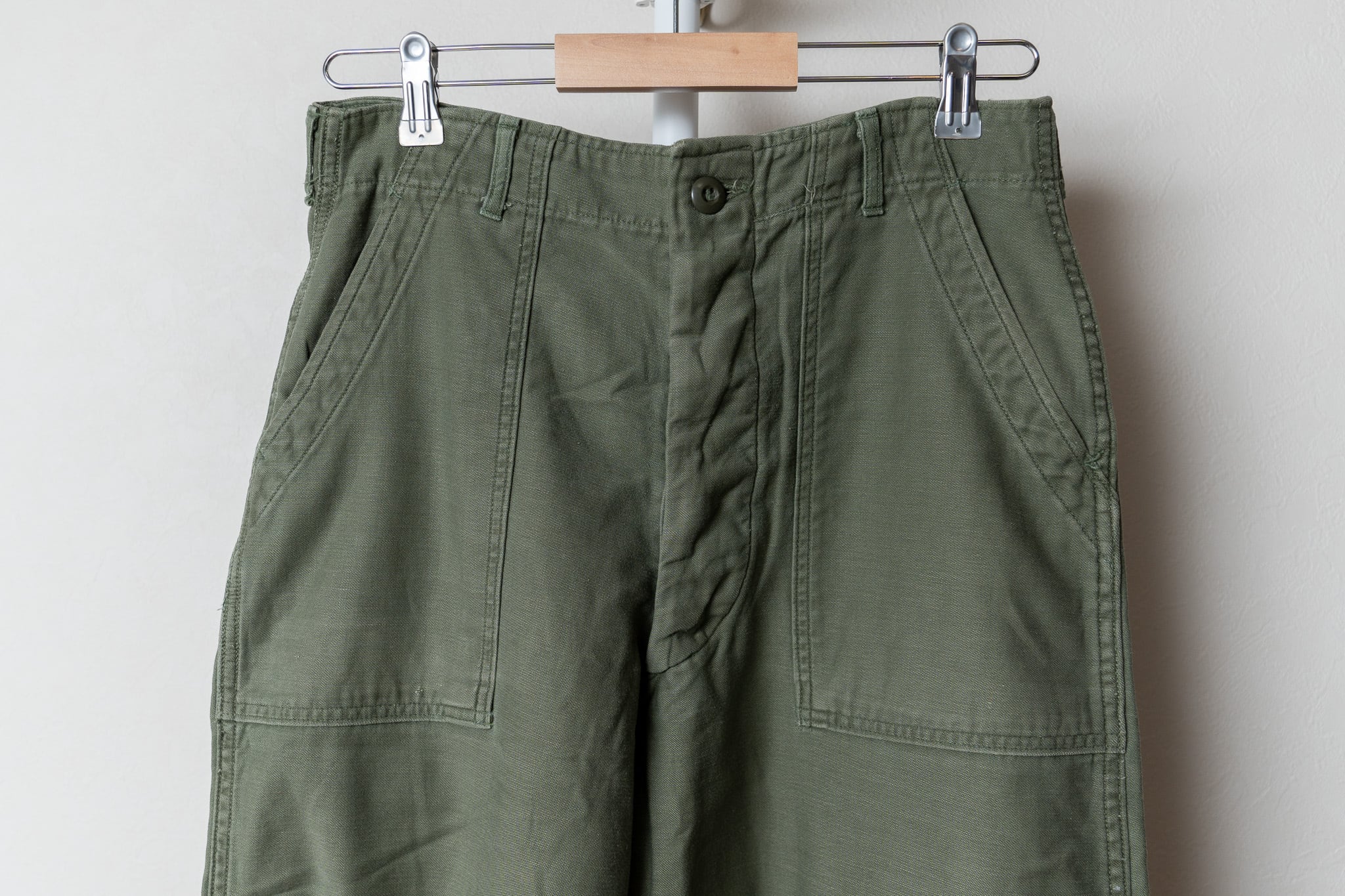 32×31】U.S.Army Utility Trousers OG-107 実物 米軍 ベイカーパンツ