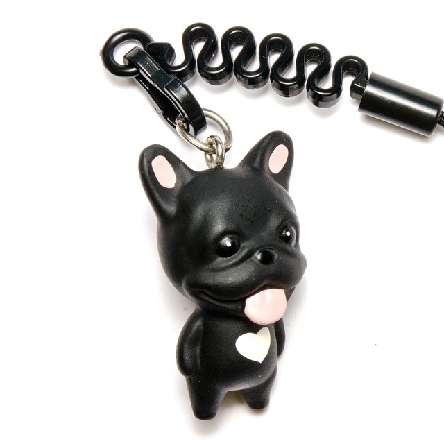 お犬様 vol.1 French Bulldog フレンチブルドッグ ブリンドル プチコード 松葉紐 ストラップ MA-1503