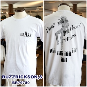 バズリクソンズ BUZZRICKSON 半袖T Tシャツ 79780 ミリタリー ピンナップガール