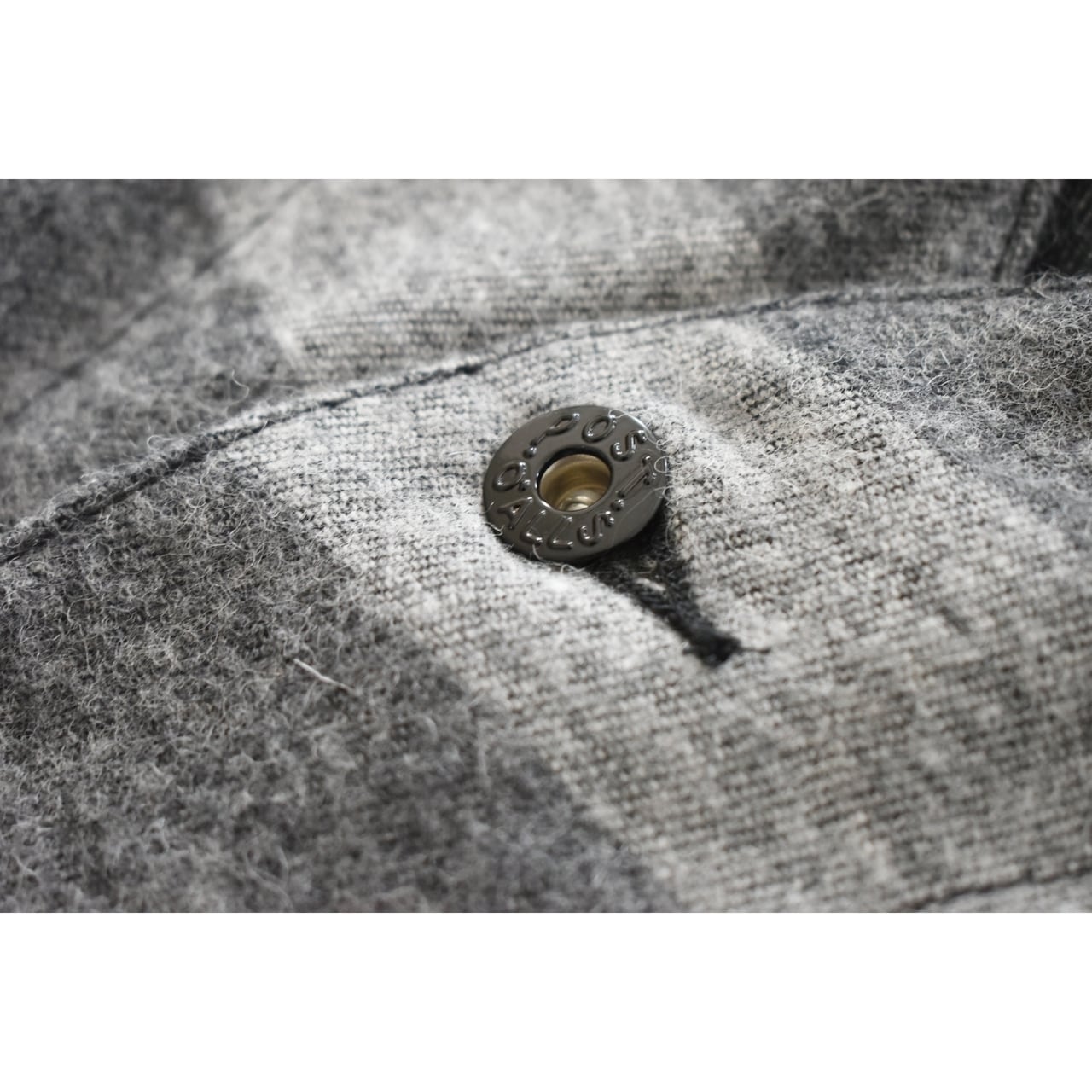 POST O'ALLS / POST 47 DV trashed wool grey tones - ポスト47 DV
