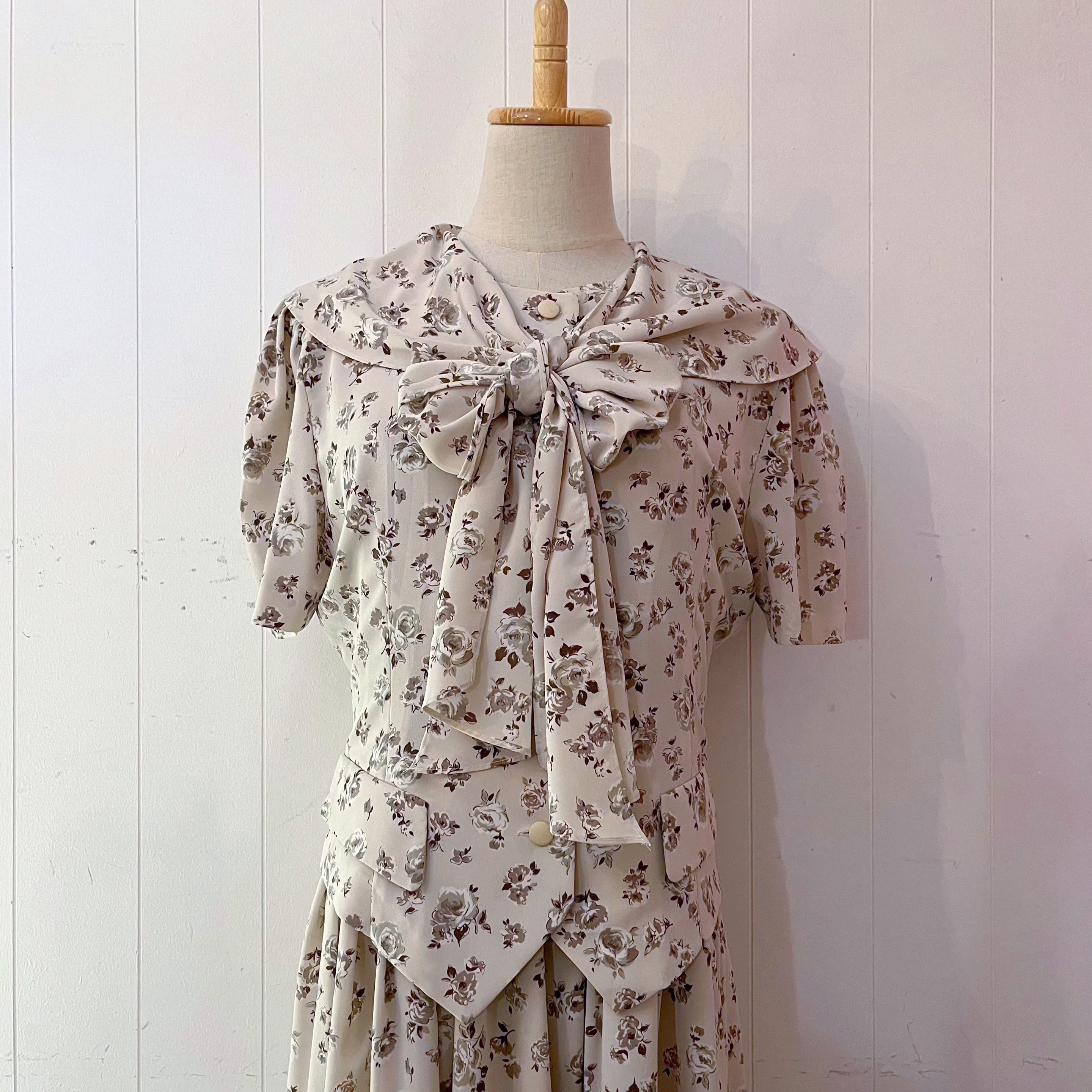 ribbon sailor collar separate one-piece