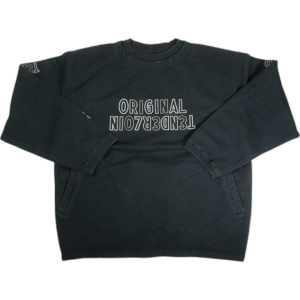Size【L】 TENDERLOIN テンダーロイン CREW NECK SWEAT BLACK クルー 