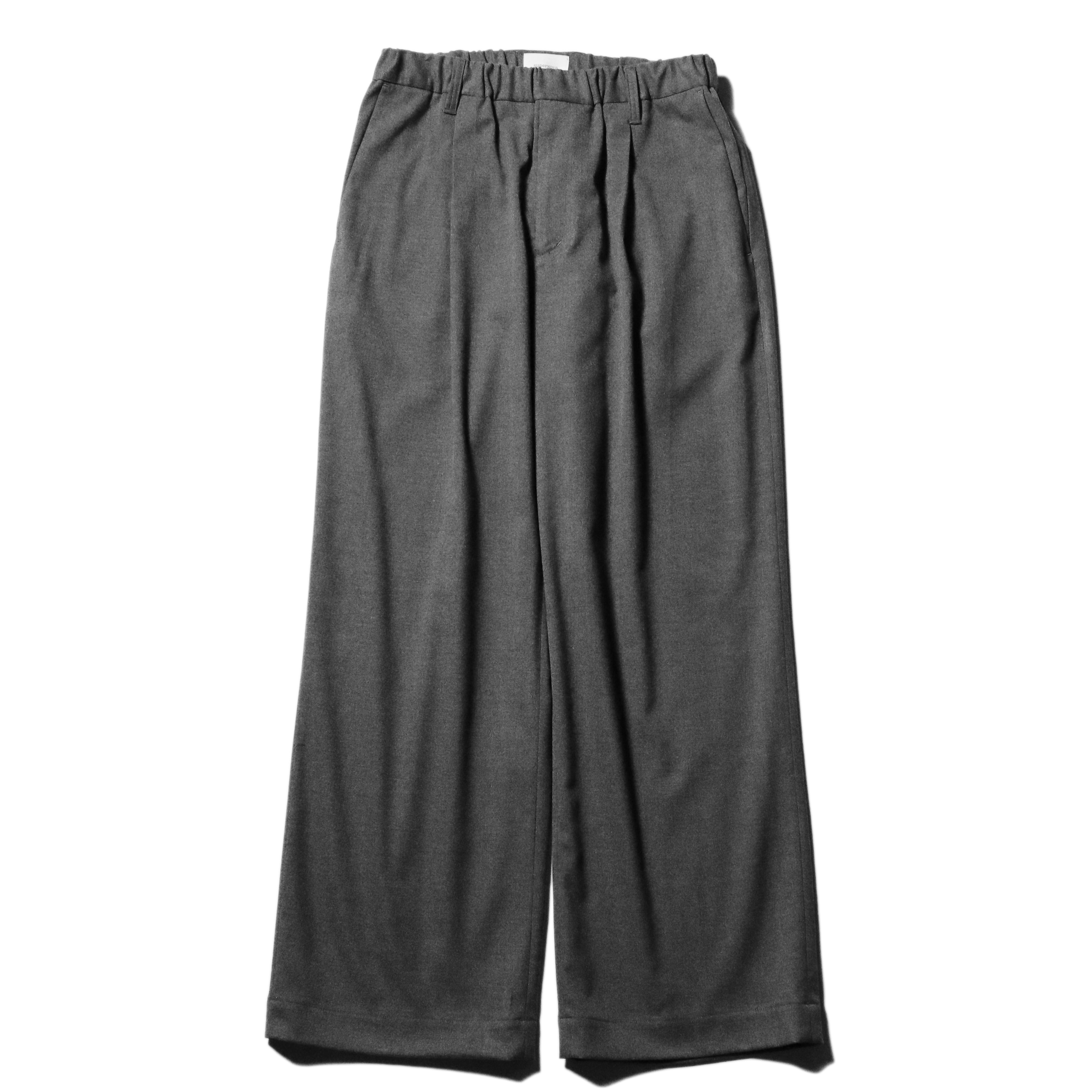 superNova. Wide easy pants - Solid / Charcoal | novastore(ノヴァ