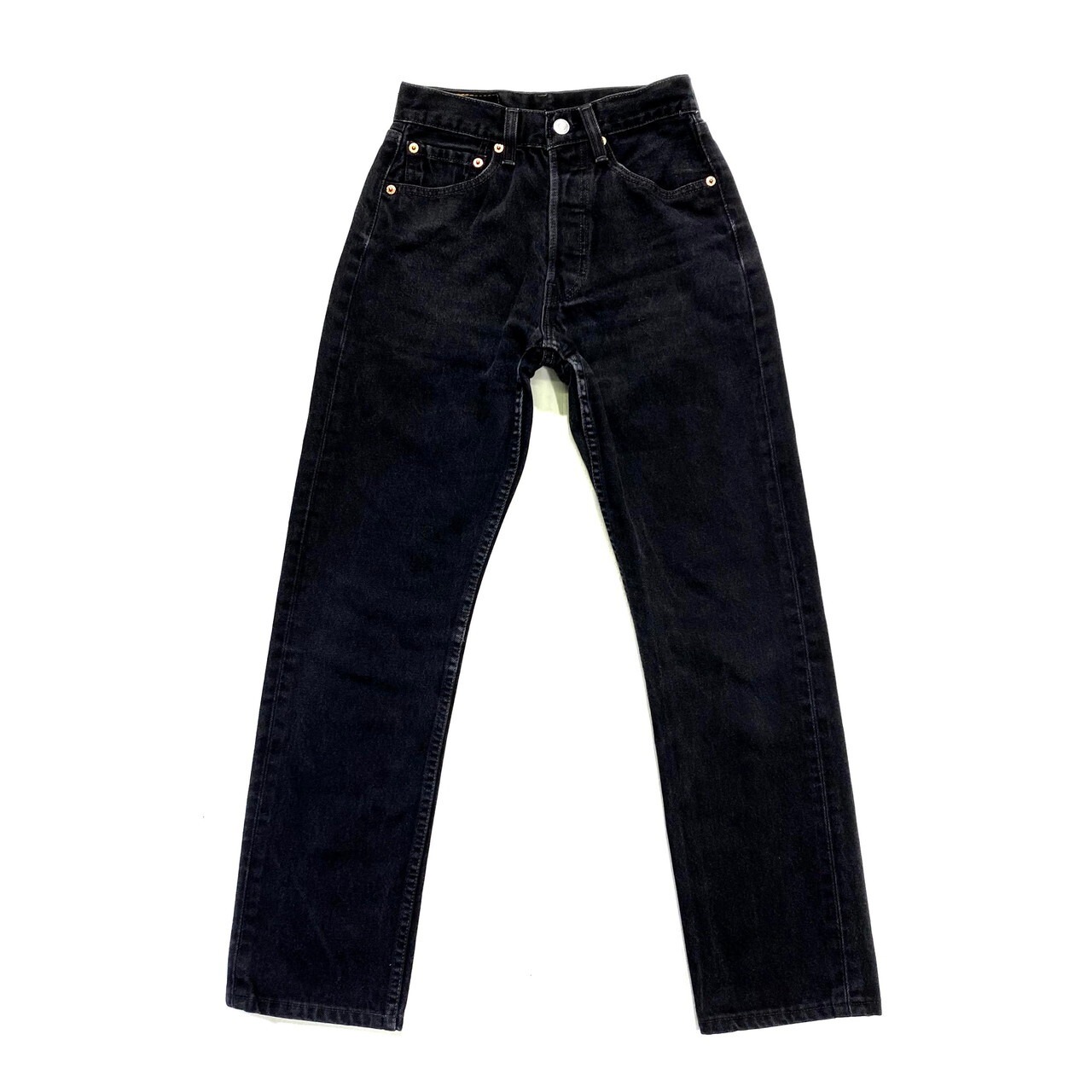 90年代 USA製 リーバイス 501 FOR WOMEN ストレート ブラックデニム 