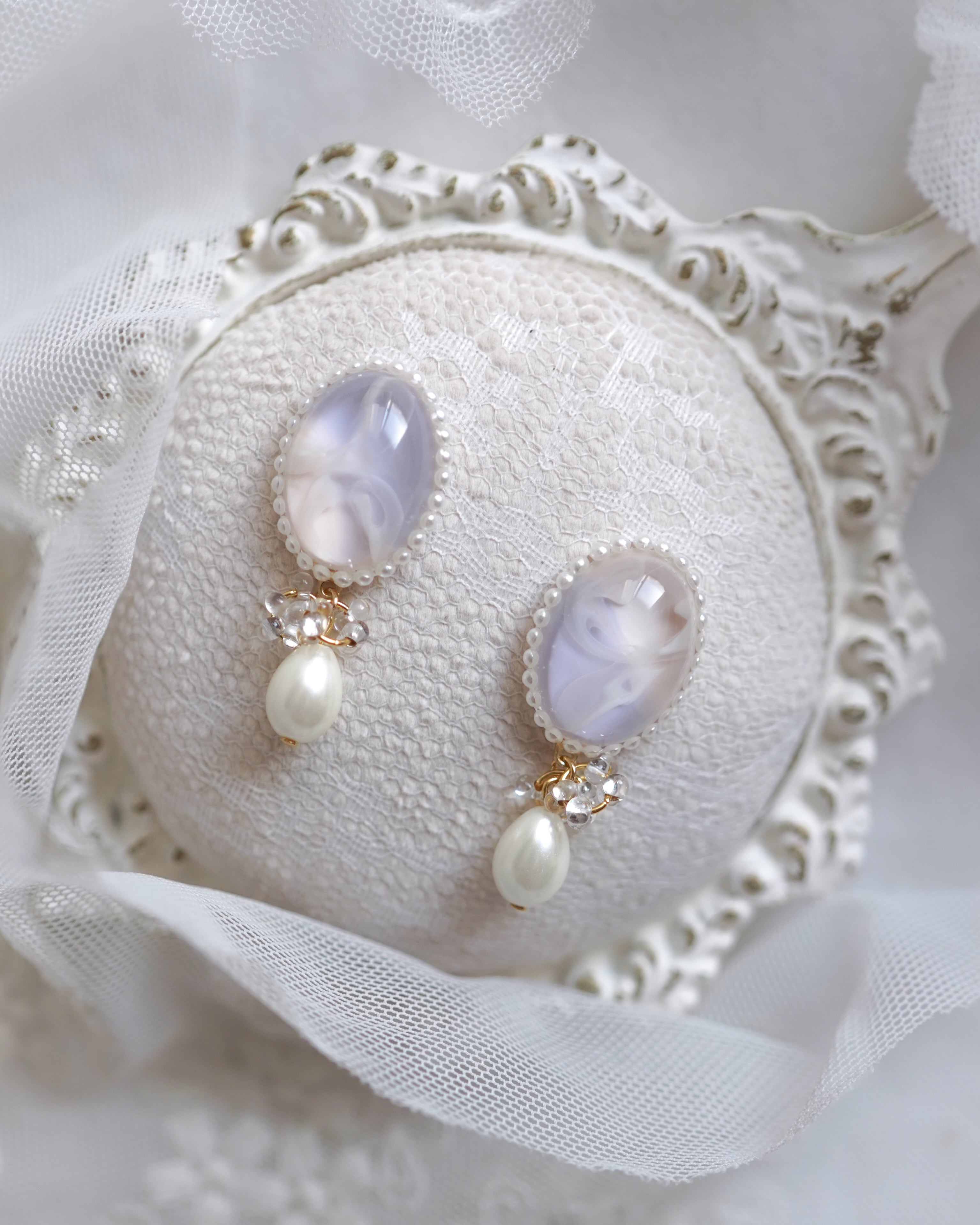 『 まどろみ 』耳飾り