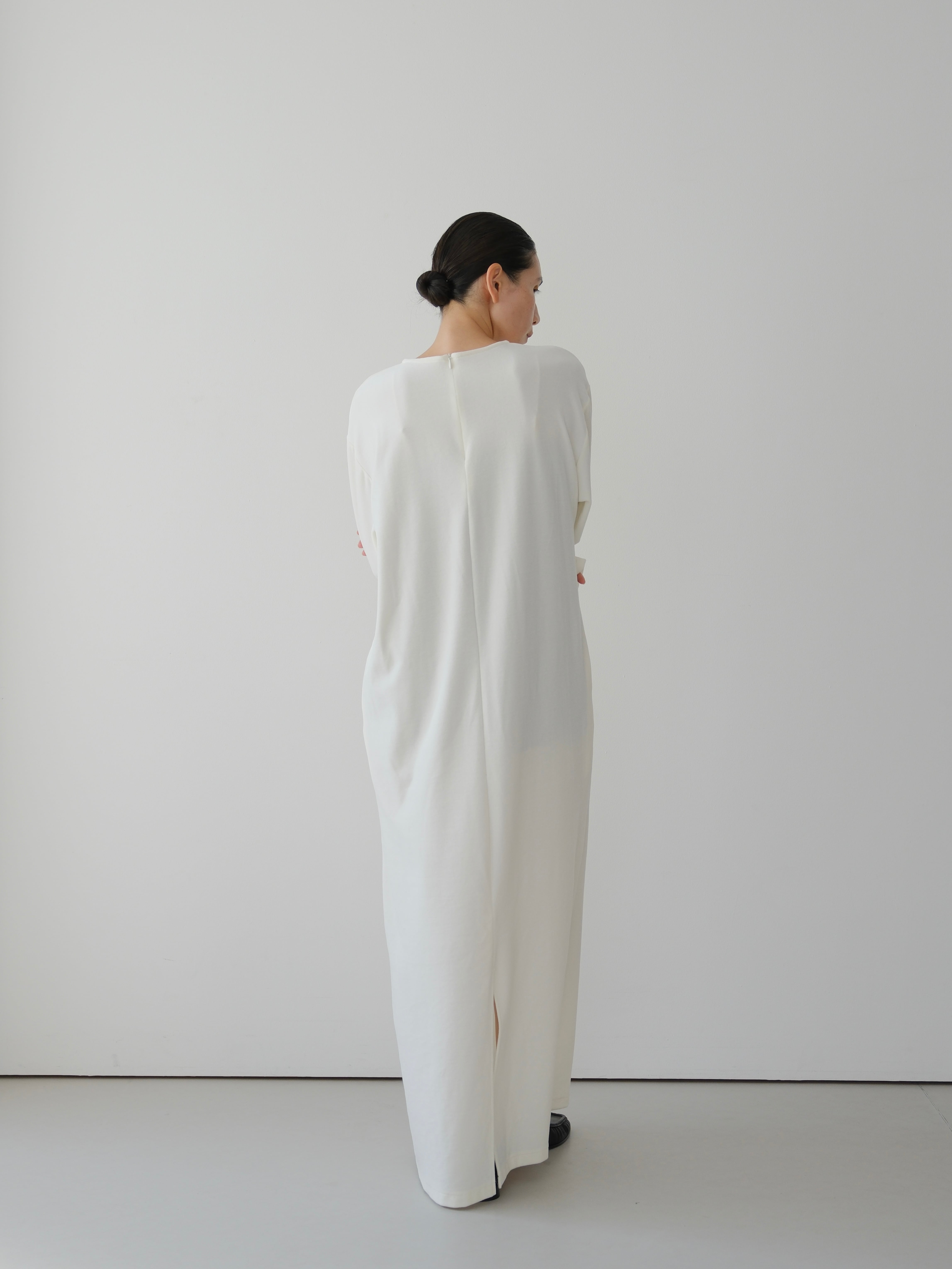 ワンピース aere organic cotton velour one-piece organic cotton velour one-piece ( white ) - made in Japan - | aéré
