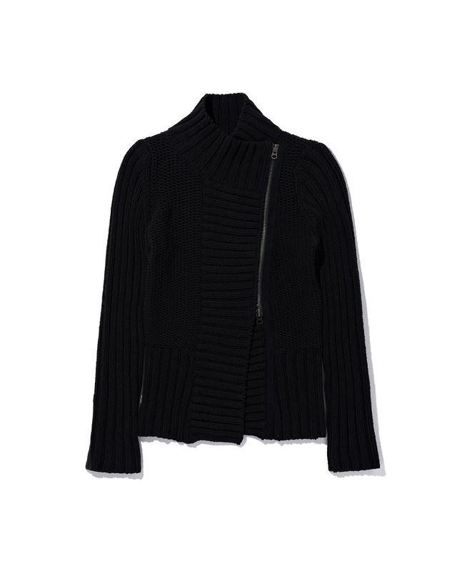 [MSCHF] RIBBED COLLAR ZIP SWEATER_BLACK ミスチーフ 正規品 韓国ブランド 韓国ファッション 韓国代行 韓国通販 mischief 日本 店舗