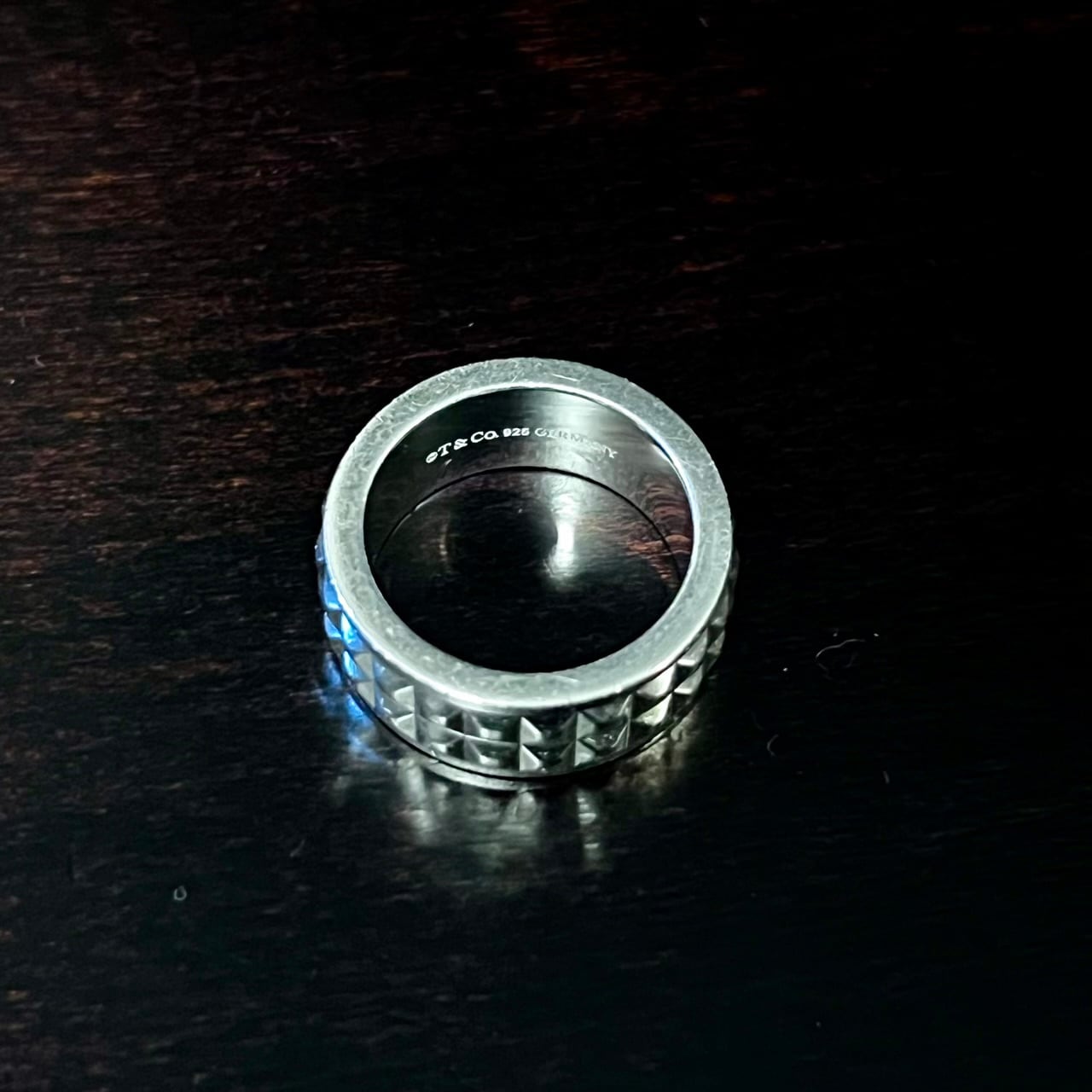 OLD TIFFANY & CO. Studs Ring Sterling Silver | オールド