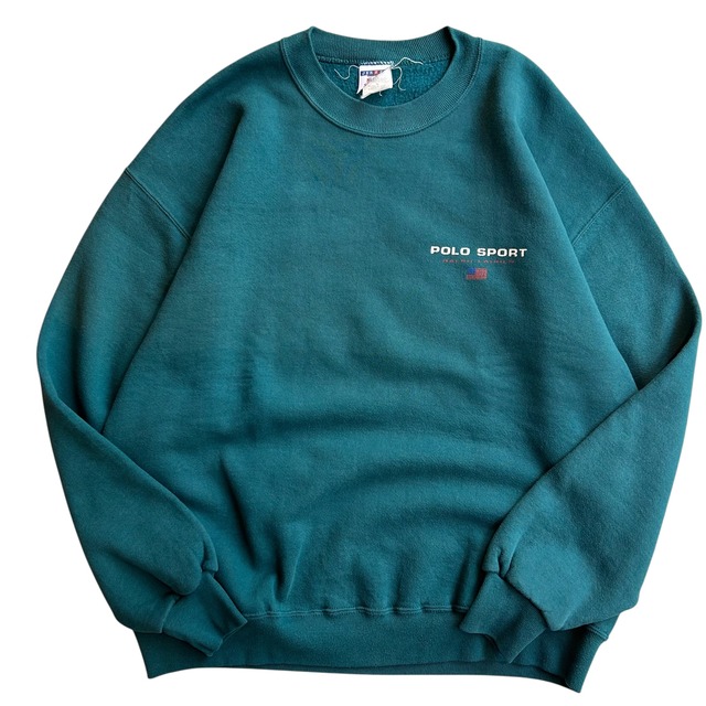 【古着】JERZES "Polo Sports” Sweat (Green)