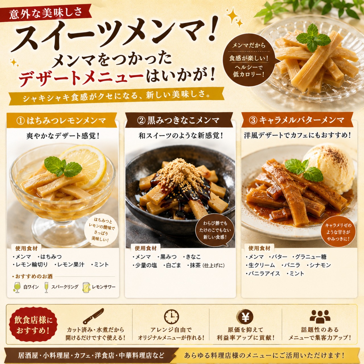 SANUKI SATOYAMA FARM 【業務用】　さぬきメンマ　水煮　900g（1袋）・画像4