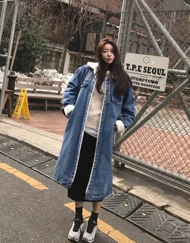 裏ボア　デニムコート　AJ33167-1726