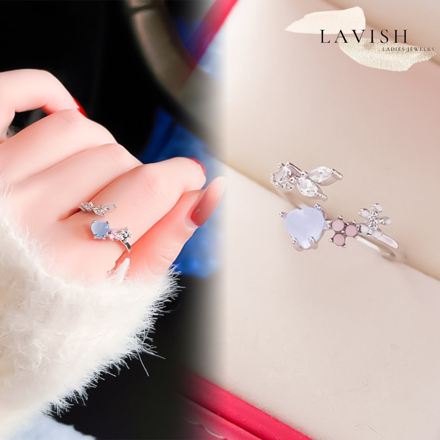 クリアクォーツ リング レディース 指輪 ring