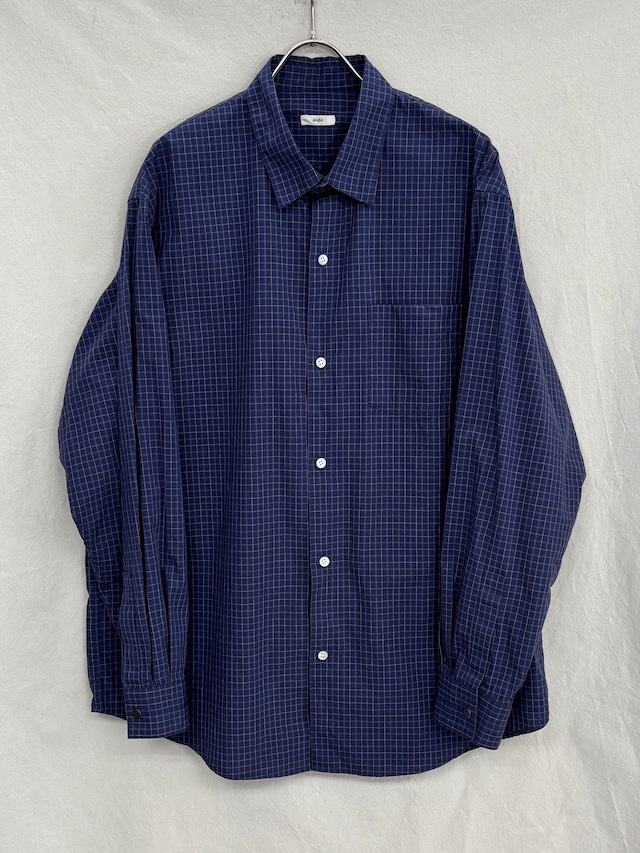 awasa / regular collar shirt (CHECK)