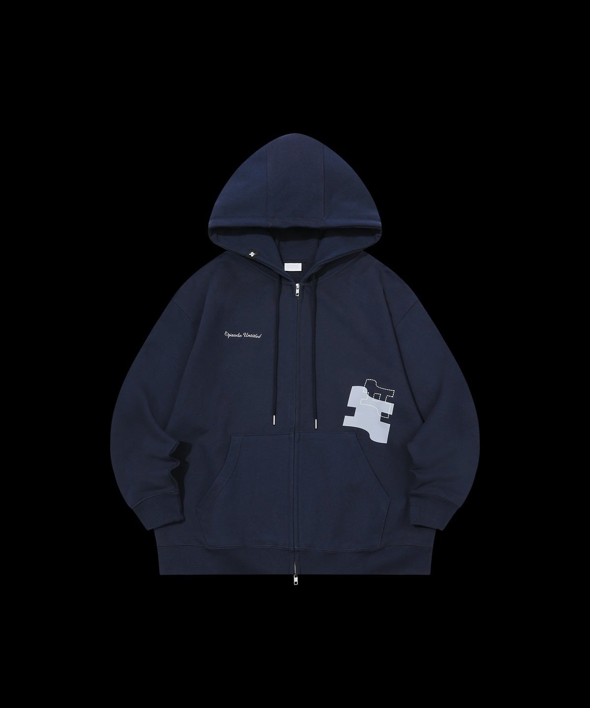 ☆NMIXX ジウ 着用！！【EPISODE UNTITLED】Signature logo hood zip