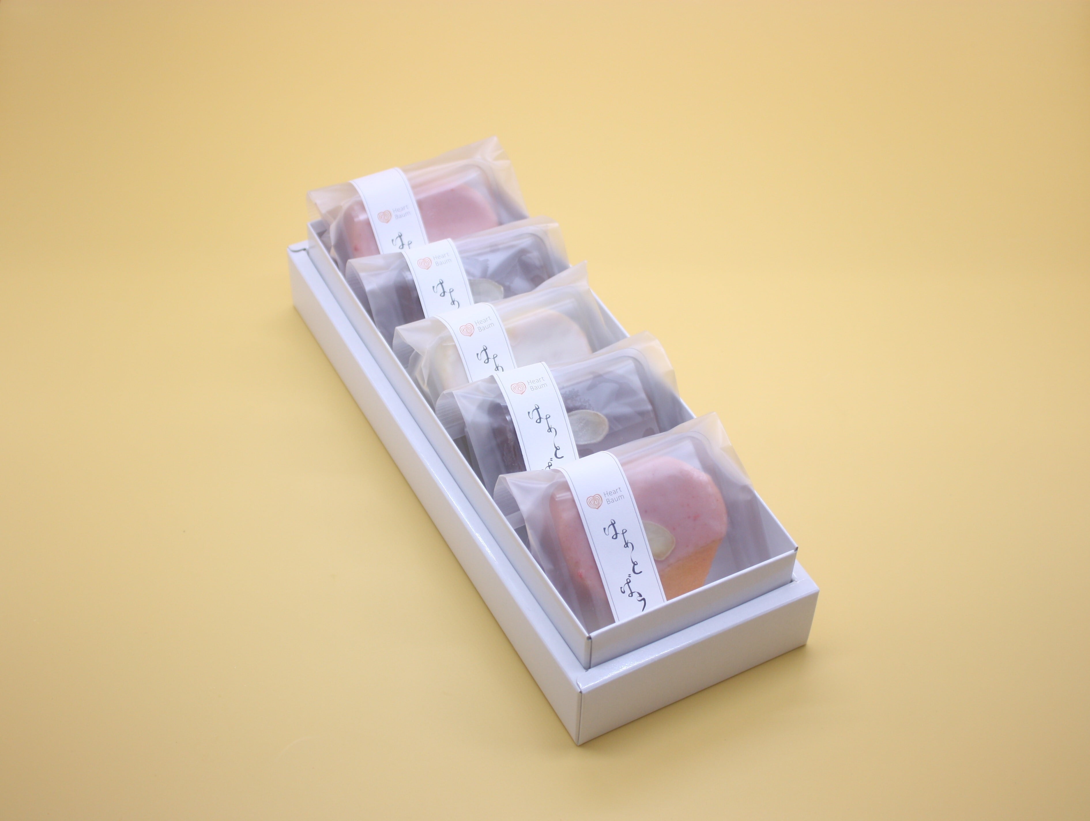 はあとばうむ（プレーン、ショコラ、越後姫）箱5個入