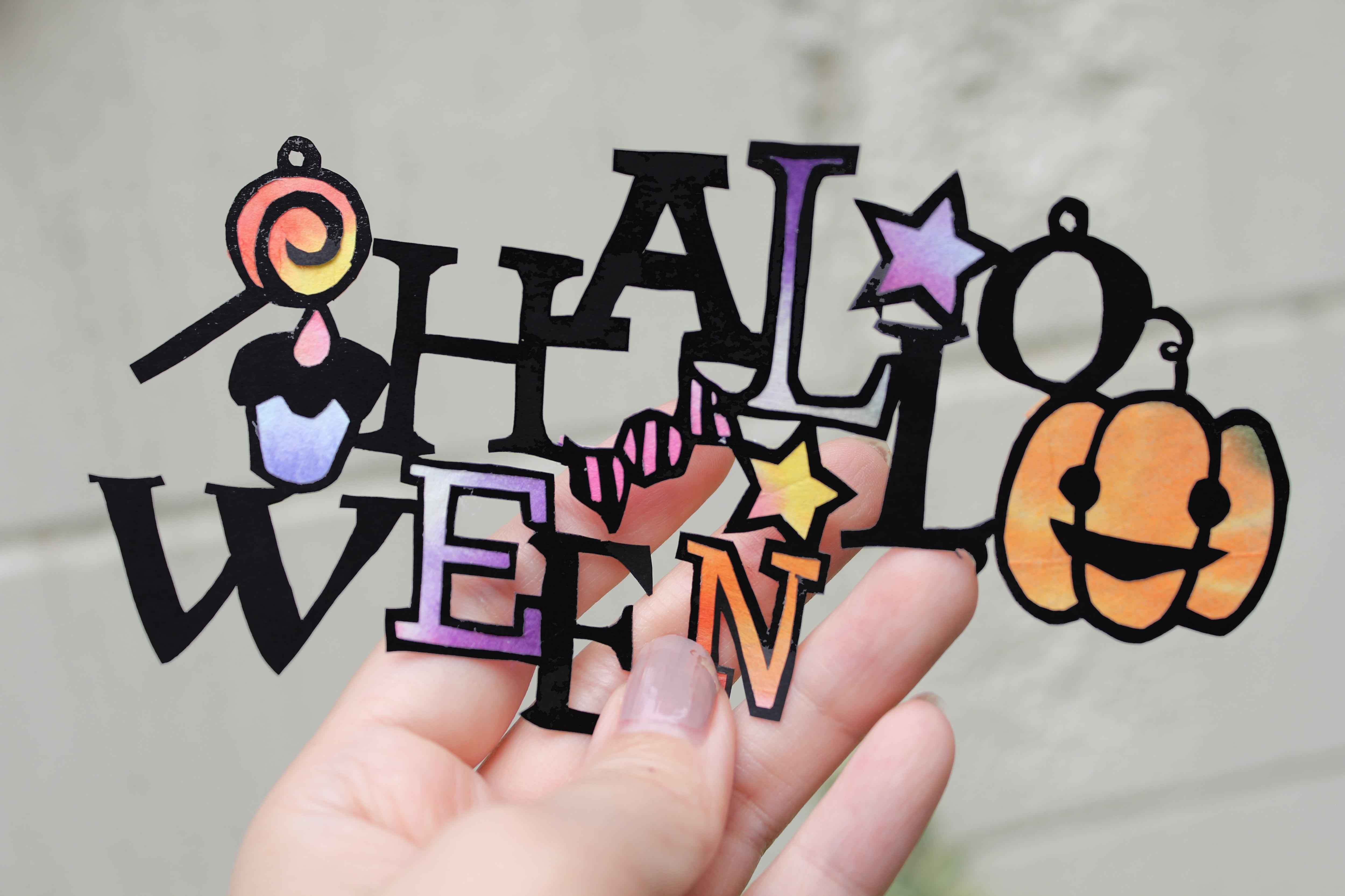 HALLOWEENの切り絵 | riculi kirie shop