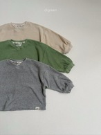 【 digreen / 予約 】Sand terry sweatshirt