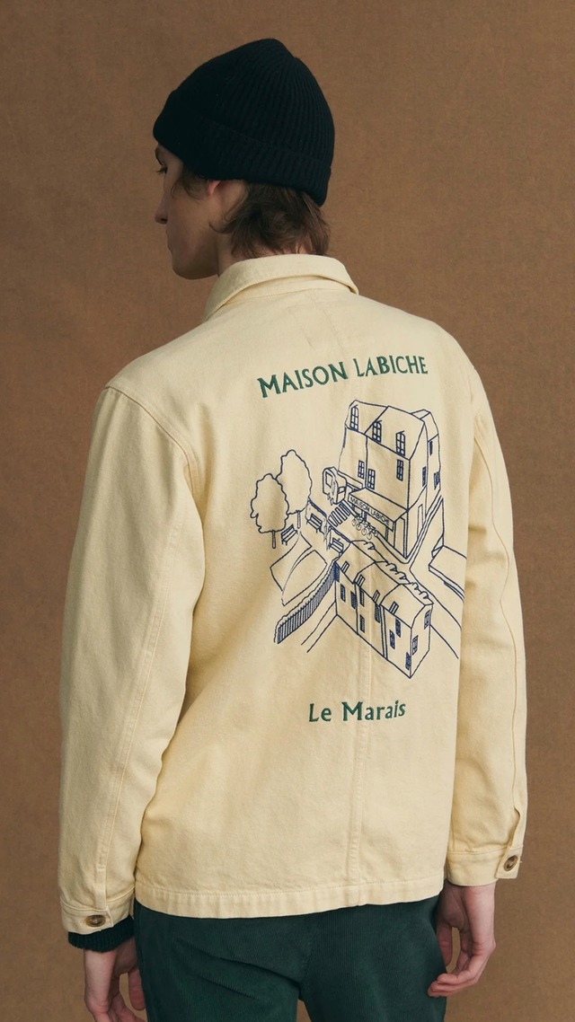 MAISON LABICHE -SEBASTO VIEILLE DU TEMPLE- :TWILL BIRCH BEIGE,