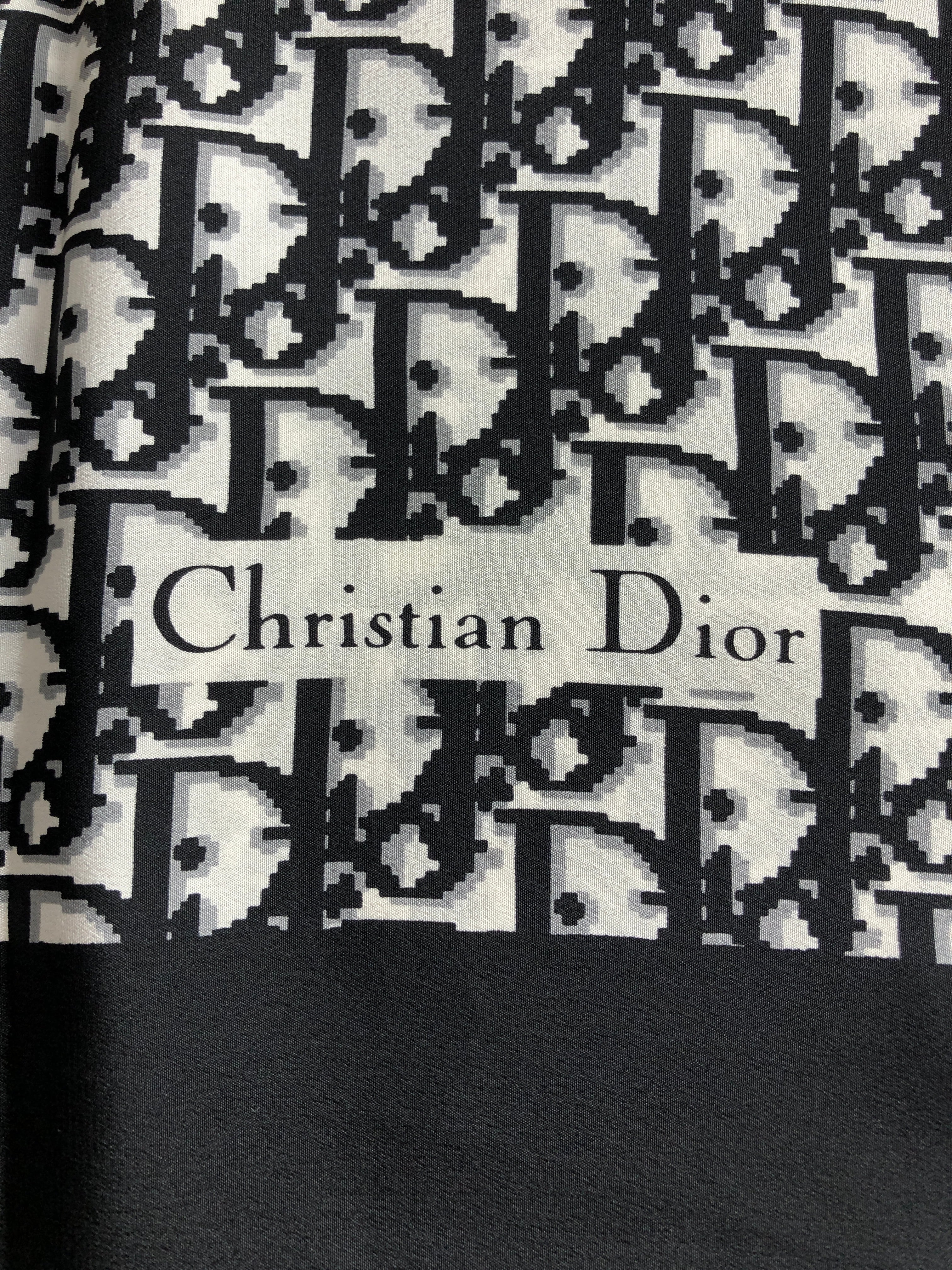 クリスチャンディオール スカーフ トロッター シルク 1108-S7365t Christian Dior クリスチャン ディオール トロッター スカーフ