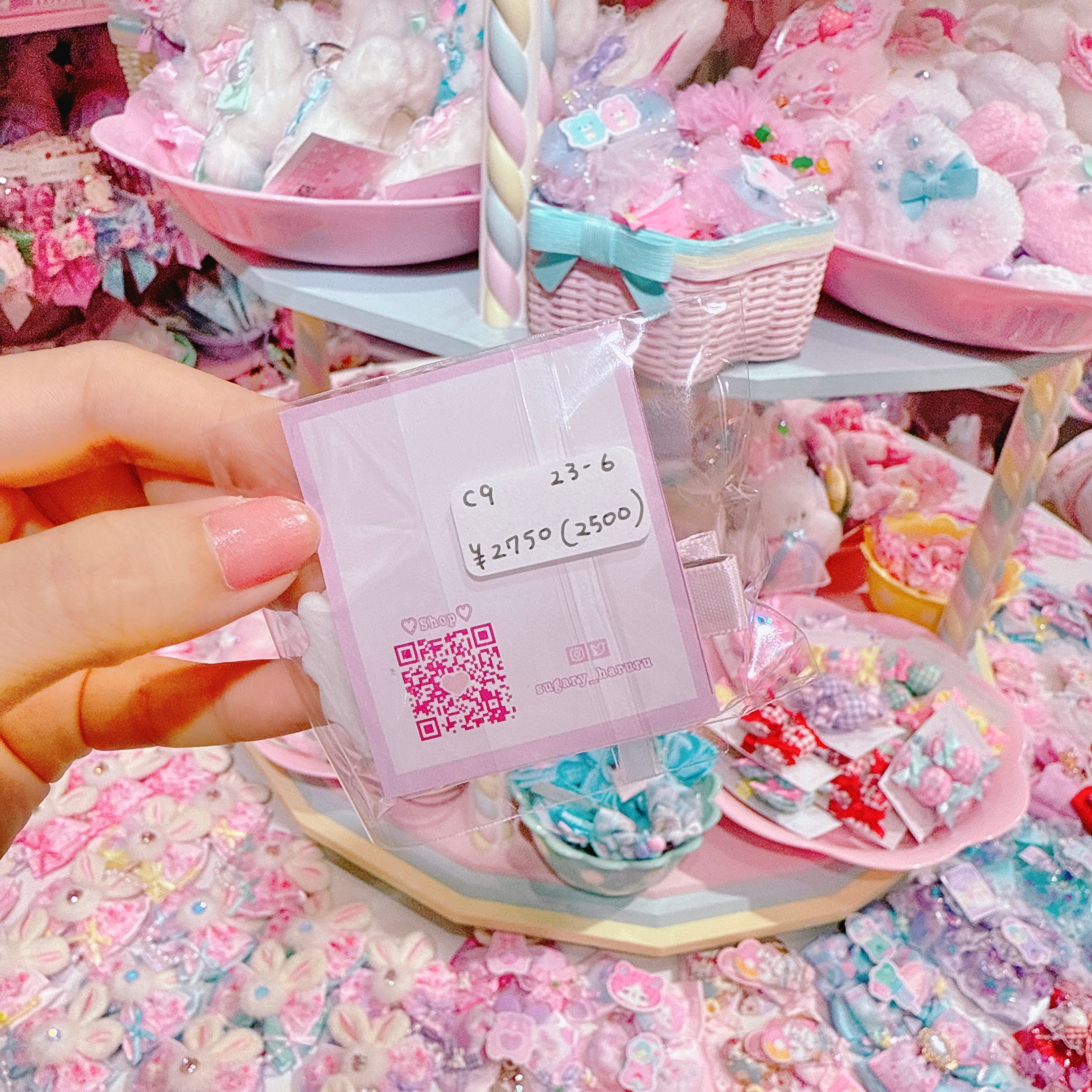 【C9】23-6キャンディヘアクリップ