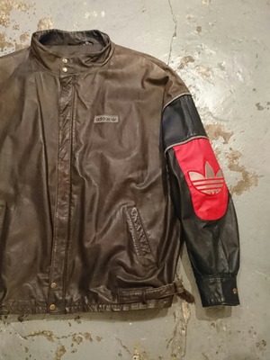 80s "adidas Leather Jacket"