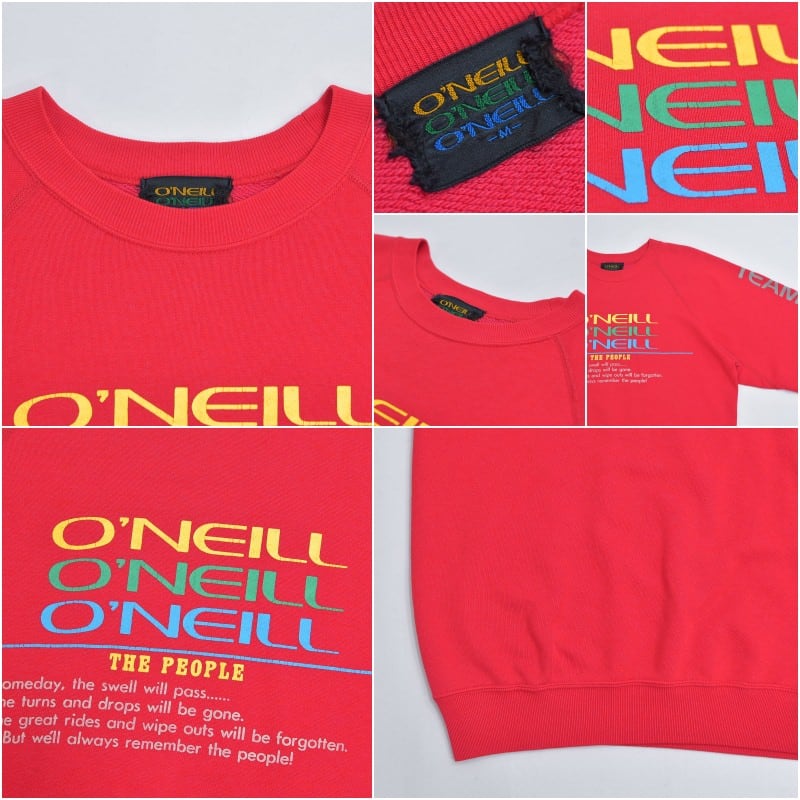 80s～ O'NEILL オニール オールドサーフ ロゴ メッセージ プリント