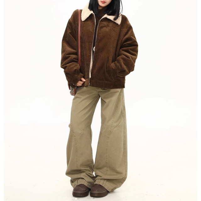 corduroy boa jacket　コーデュロイボアジャケット　J1548