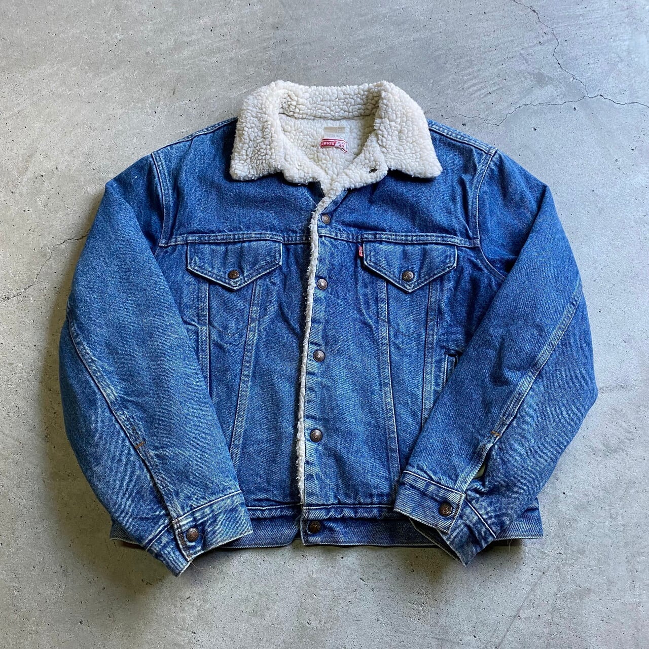 70年代 Levi's リーバイス 70608 0217 デニムボアジャケット メンズ ...