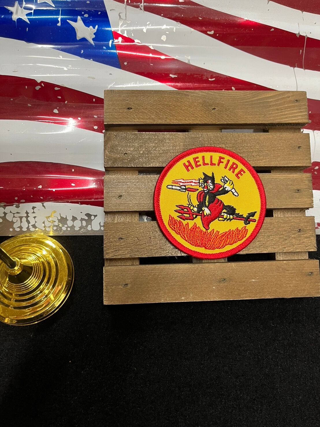 ヘルファイア（アメリカ海兵隊） Hellfire アイロンパッチ PM5111