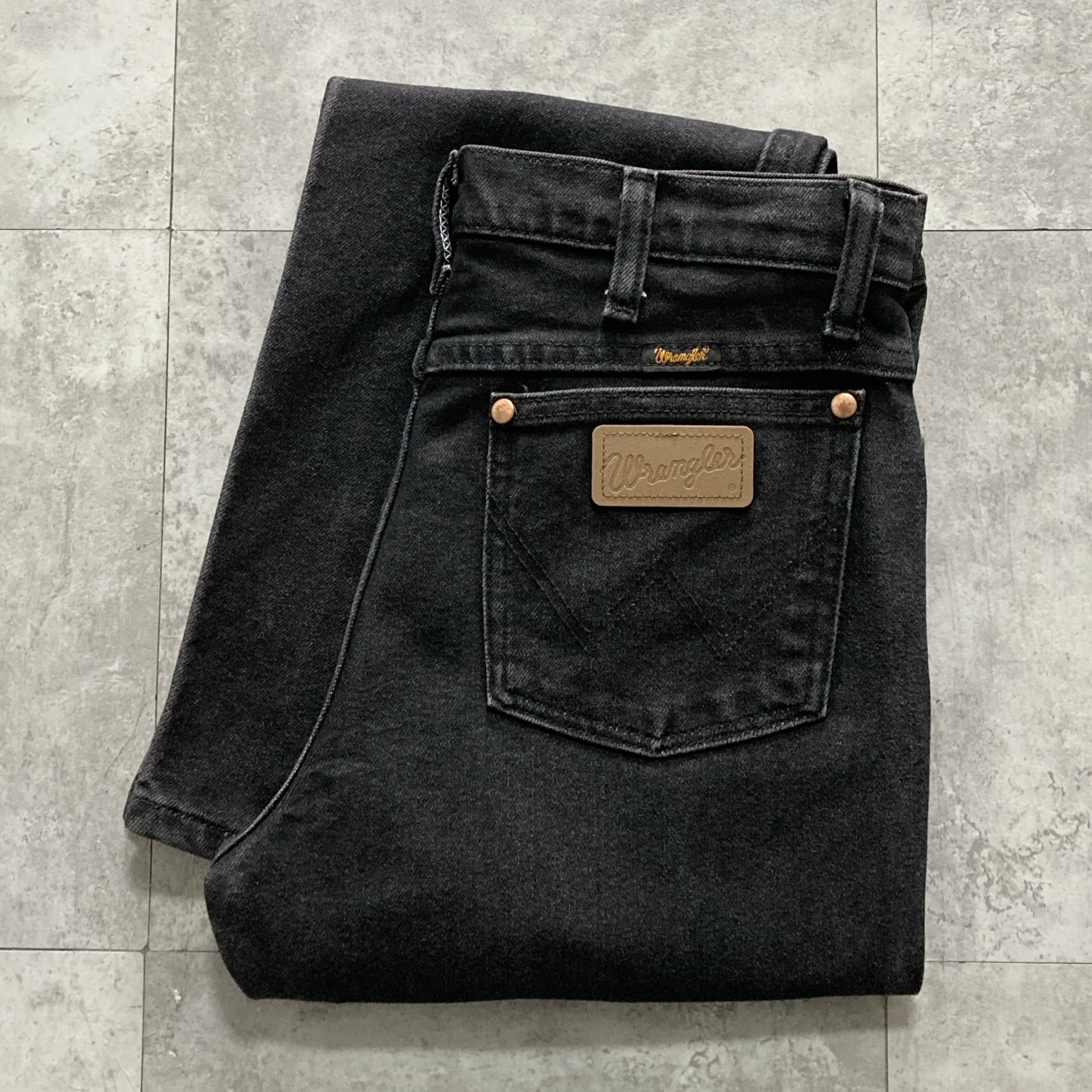Size.30×32】Wrangler ラングラー ジッパーフライ ワンポイント ロゴ
