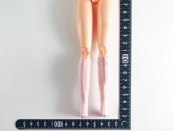 ドールアクセサリ 1/6 女性用 靴下 ストッキング 薄桃 TKDG23G87-12 - 画像2