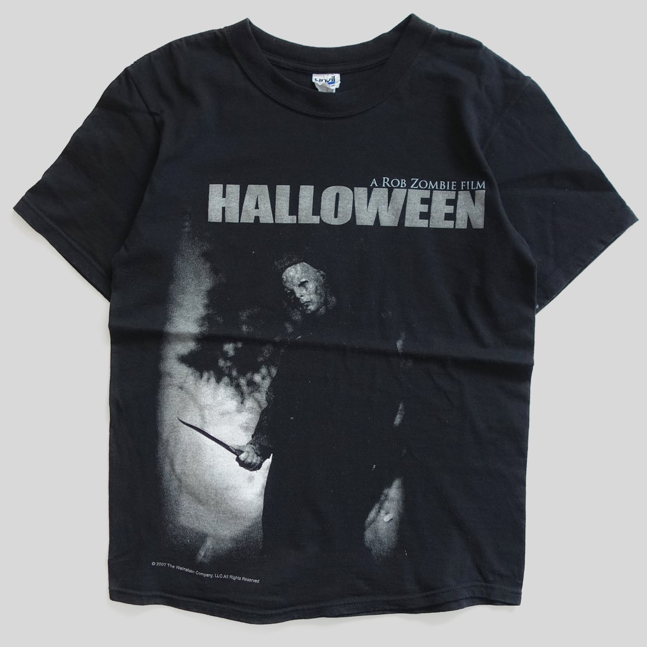 2XL ハロウィン Halloween ビンテージ加工 ロンT ホラー映画