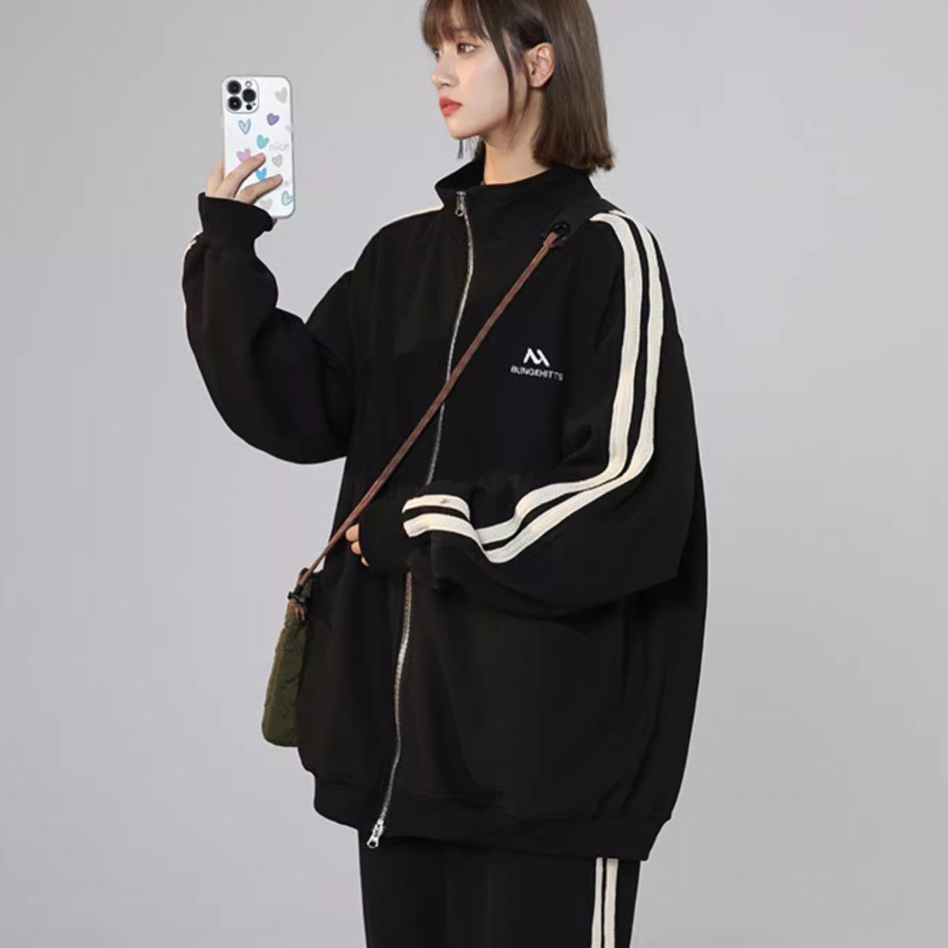 スウェット ジャージ セットアップ レディース 韓国 ファッション