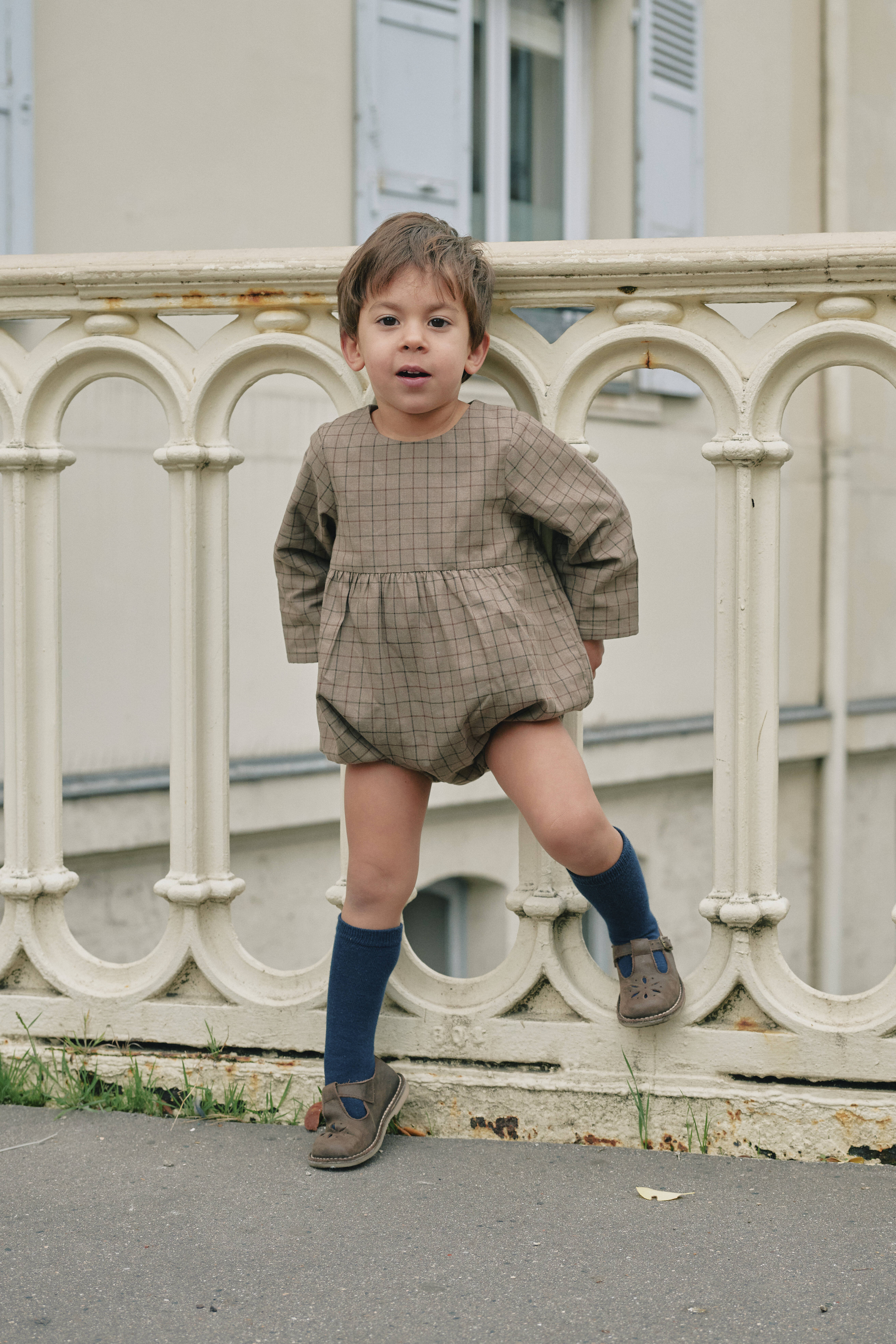 【予約/送料無料】Romper  BOURSE - brown tiles  / Maison Marelle