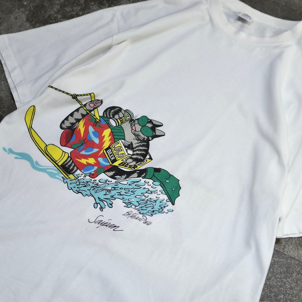 crazy shirt Kliban Cat print tee