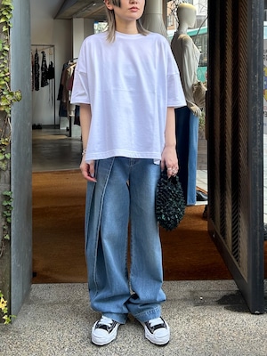 【25SS】ENFOLD エンフォルド / SLIT BIG T-SHIRT / Tシャツ
