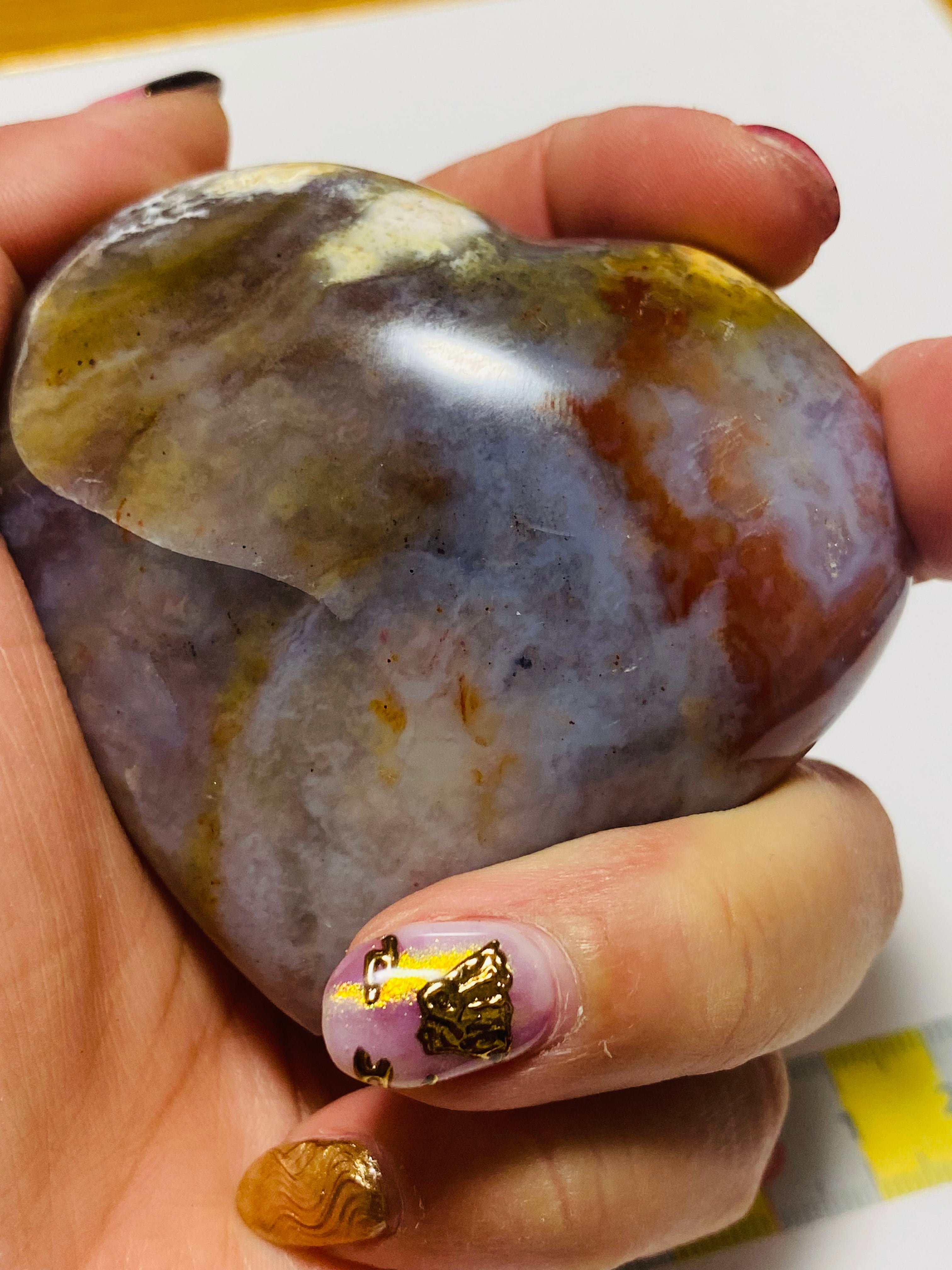 オーシャンジャスパー ハート型 | 天然石アクセサリー LARA