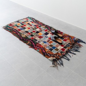 【Vintage】モロッコ・ヴィンテージラグ BC-13 "65cm×138cm"