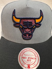 Mitchell＆Ness/ミッチェルアンドネス NBA シカゴ・ブルズ キャップ グレー