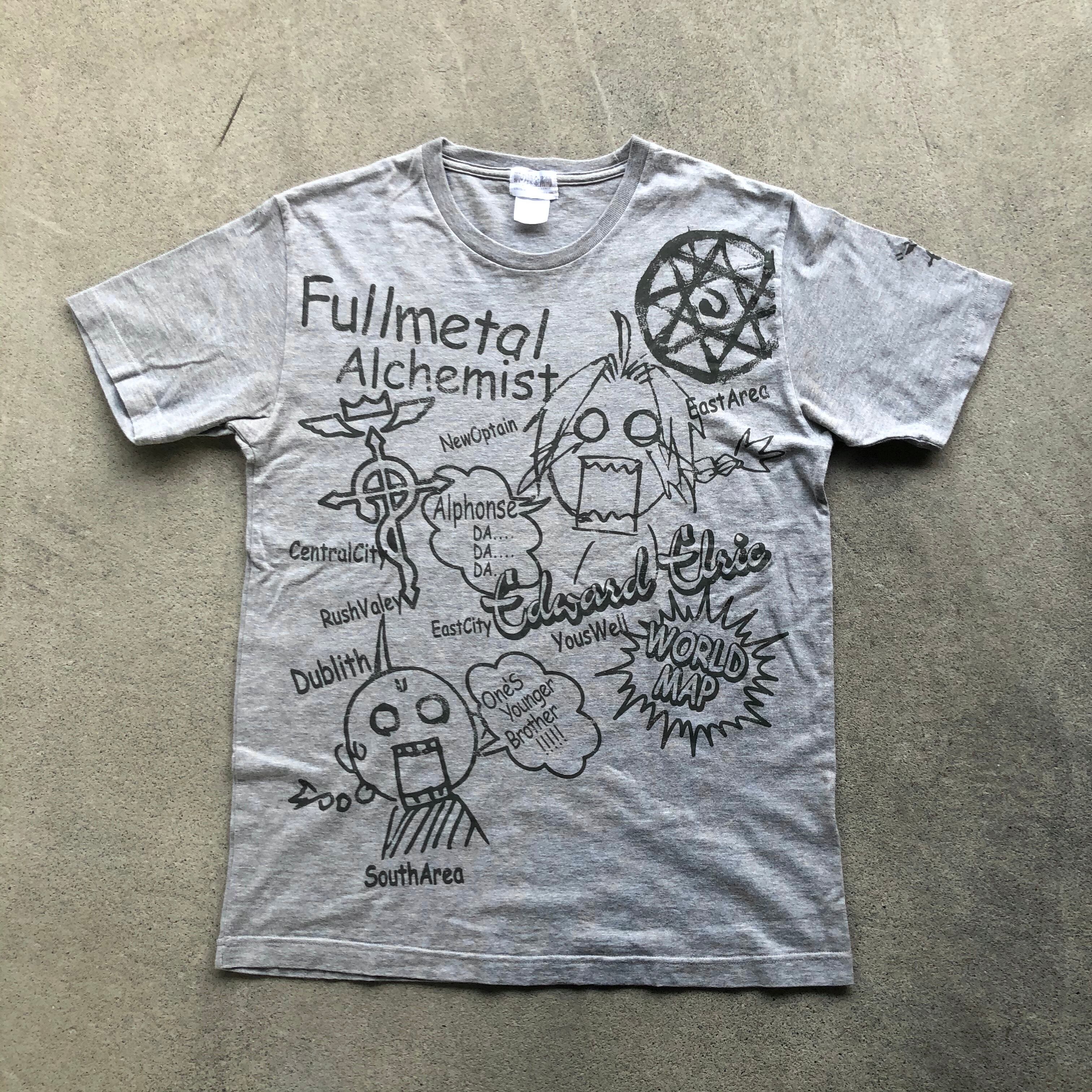 鋼の錬金術師 FULLMETAL ALCHEMIST 鋼錬 半袖Tシャツ LL オフィシャル