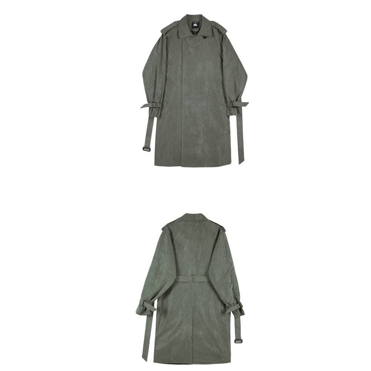 ルーズ袖ベルトコート　MT0080026