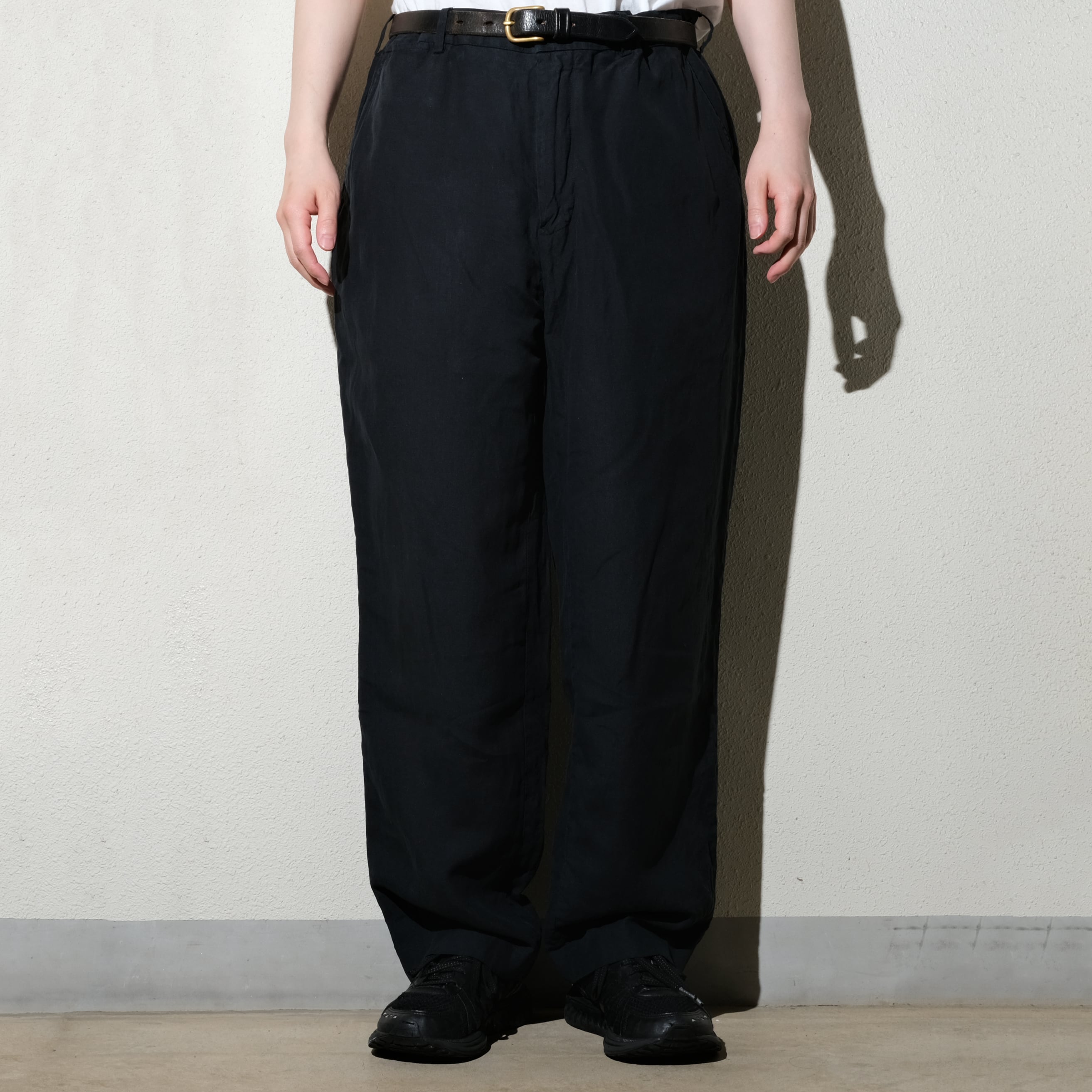 Polo by Ralph Lauren silk/linen black slacks [37.5x29] | goodbuy