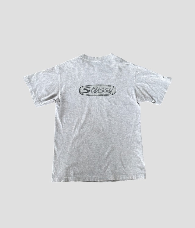 -Stussy- Vintage 80-90s L Print T-shirt made in USA