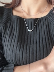 ツインペブルネックレス